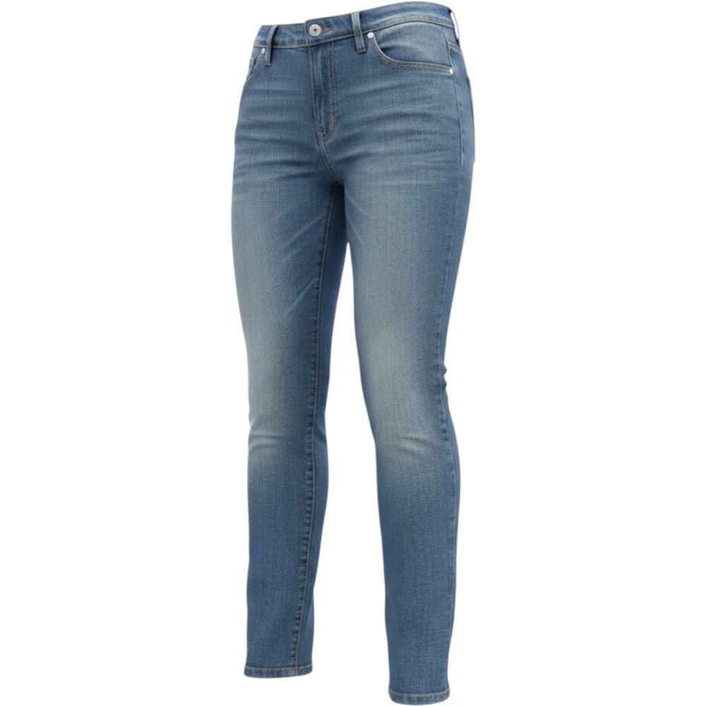 First Issue Jeans Women 12 Blue Stretch Straight Leg‎ Classic Y2K Casual Denim